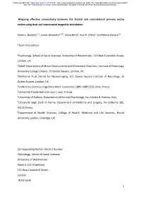 Mapping Effective Connectivity Between the Frontal and Contralateral Primary Motor Cortex Using Dual-Coil Transcranial Magnetic Stimulation
