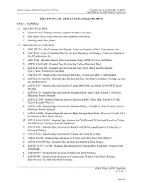 Section 05 12 00 - Structural Steel Framing Part 1 General 1.1 Section Includes A