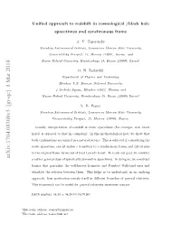 Unified Approach to Redshift in Cosmological/Black Hole
