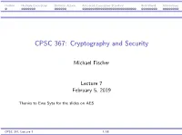 Advanced Encryption Standard Real-World Alternatives