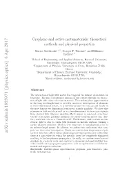 Arxiv:Submit/1855971 [Physics.Optics] 6 Apr 2017 Oi Metamaterial