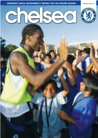 CORPORATE SOCIAL RESPONSIBILTY REPORT for the 2007/08 SEASON C O N T E N T S C O N T E N T S