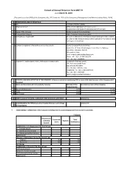 Extract of Annual Return in Form MGT-9 As on March 31, 2019