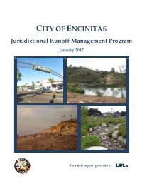 Jurisdictional Runoff Management Program January 2017