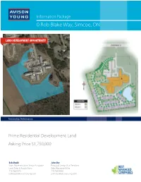 0 Rob Blake Way, Simcoe, ON