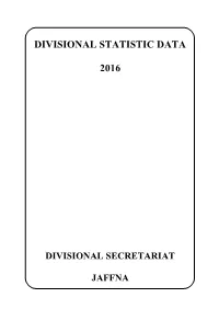 Divisional Statistic Data 2016