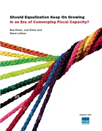 Should Equalization Keep on Growing in an Era of Converging Fiscal Capacity?