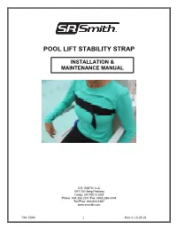Stability Strap Installation(Pdf)