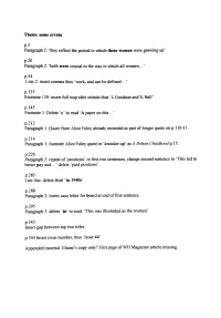 Thesis: Some Errata