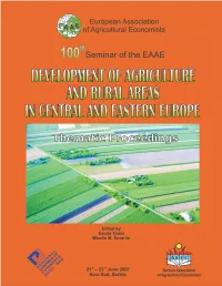 The Role of Specific Quality Labels in Rural Development: Lessons From