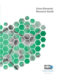 Urine Elements Resource Guide
