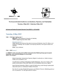 HEPP2 Programme 07.05