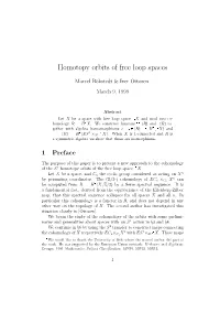 Homotopy Orbits of Free Loop Spaces