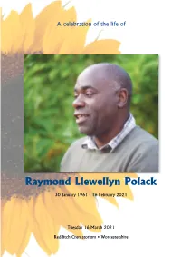 Order of Service Raymond Polack