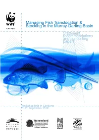 Phillips, B 2003, Managing Fish Translocation and Stocking in The