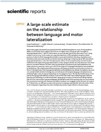 A Large-Scale Estimate on the Relationship Between Language And