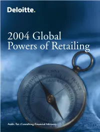 2004 Global Powers of Retailing