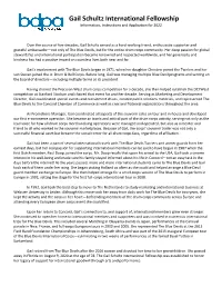Gail Schultz International Fellowship Information, Instructions and Application for 2022