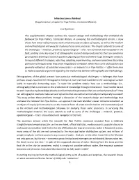 Infrastructure As Method (Supplementary Chapter for Pipe Politics, Contested Waters)