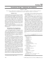 Section XI Extraskeletal (Ectopic) Calciﬁcation and Ossiﬁcation