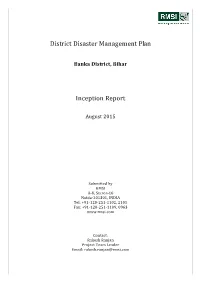 BSDMA DDMA Inception Report