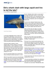 Did a Shark Clash with Large Squid and Live to Tell the Tale? 12 June 2020, by Angela Nicoletti