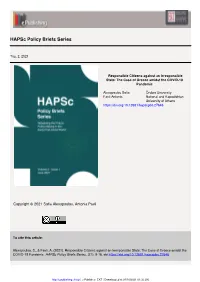 Hapsc Policy Briefs Series