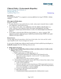 Repatha) Reference Number: PA.CP.PHAR.123 Effective Date: 01/18 Last Review Date: 01/19 Revision Log
