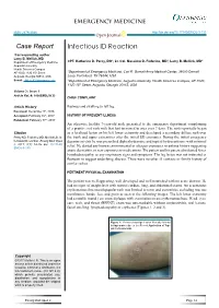 Infectious ID Reaction Case Report