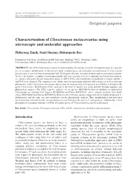 Original Papers Characterization of Clinostomum Metacercariae Using Microscopic and Molecular Approaches