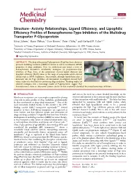 Structure−Activity Relationships, Ligand Efficiency, and Lipophilic