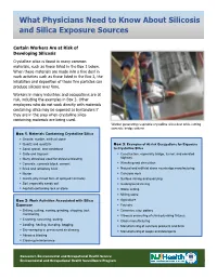 What Physicians Need to Know About Silicosis and Silica Exposure Sources