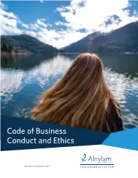 Code of Business Conduct and Ethics