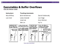 Executables & Buffer Overflows