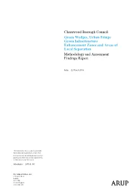 Green Wedges, Urban Fringe Green Infrastructure Enhancement Zones and Areas of Local Separation Methodology and Assessment Findings Report