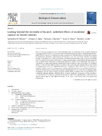 Looking Beyond the Mortality of Bycatch: Sublethal Effects of Incidental Capture on Marine Animals