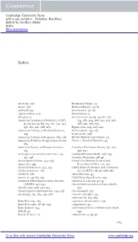 Pediatric Bioethics Edited by Geoffrey Miller Index More Information