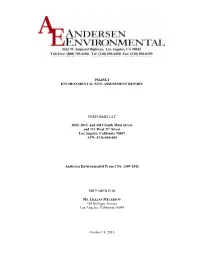 Phase I Environmental Site Assessment Report