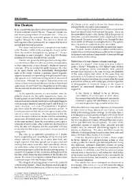 Star Clusters E NCYCLOPEDIA of a STRONOMY and a STROPHYSICS