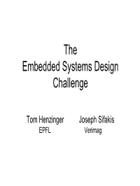 The Embedded Systems Design Challenge
