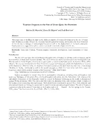 Tourism Impacts in the Site of Umm Qais: an Overview
