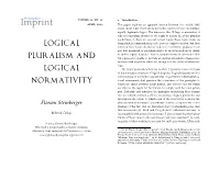Logical Pluralism and Logical Normativity