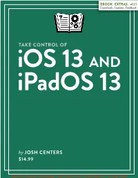 Take Control of Ios 13 and Ipados 13 (1.1.1) SAMPLE