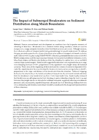 The Impact of Submerged Breakwaters on Sediment Distribution Along Marsh Boundaries