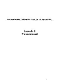 Appendix G Training Manual