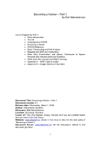 Becoming a Hacker – Part 1 by Elite Nabukadnezar