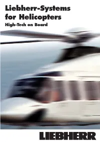 Liebherr-Systems for Helicopters High-Tech on Board