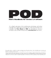 POD Pilot's Guide