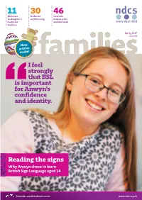 Reading the Signs Why Anwyn Chose to Learn British Sign Language Aged 14
