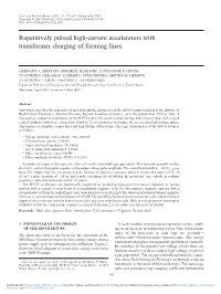 Repetitively Pulsed High-Current Accelerators with Transformer Charging of Forming Lines